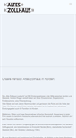 Mobile Screenshot of pension-altes-zollhaus.de